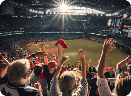 Baseball Stadium Crowd